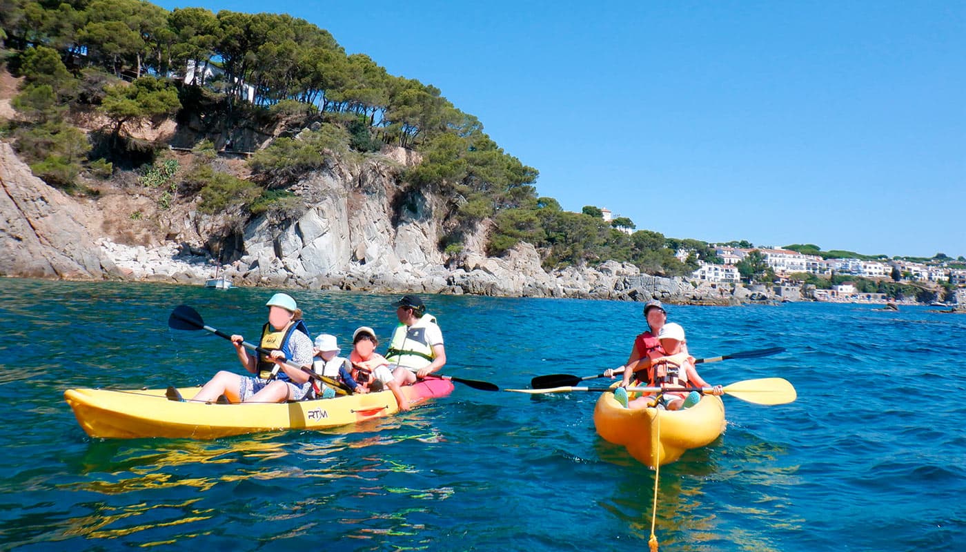 Kayak en la Costa Brava